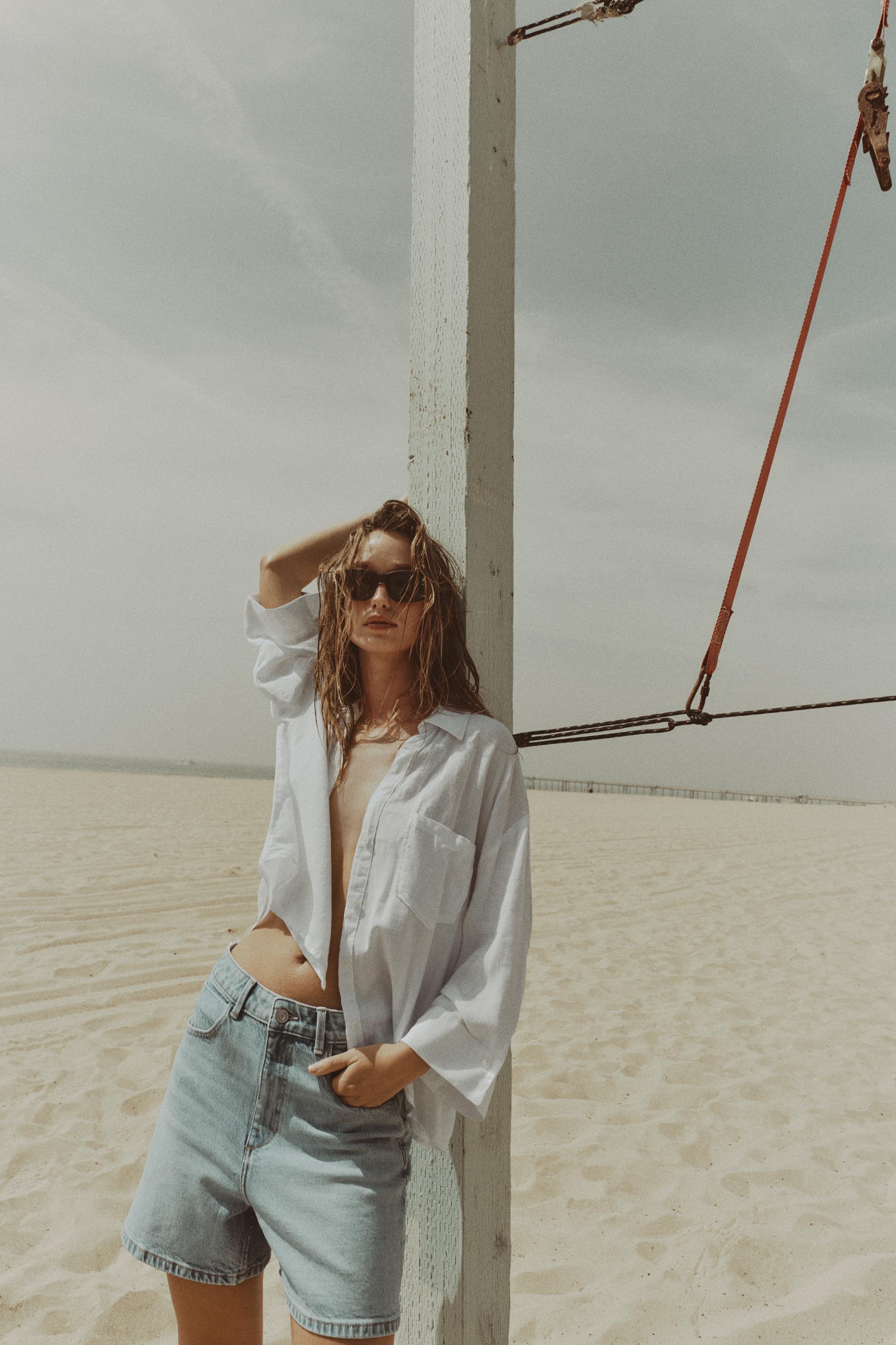 CHEMISE FLUIDE AVEC LIN